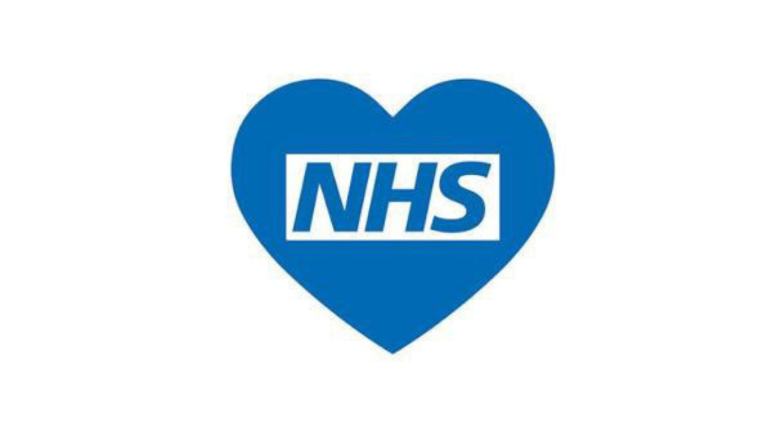 NHS blue heart