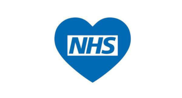 NHS blue heart
