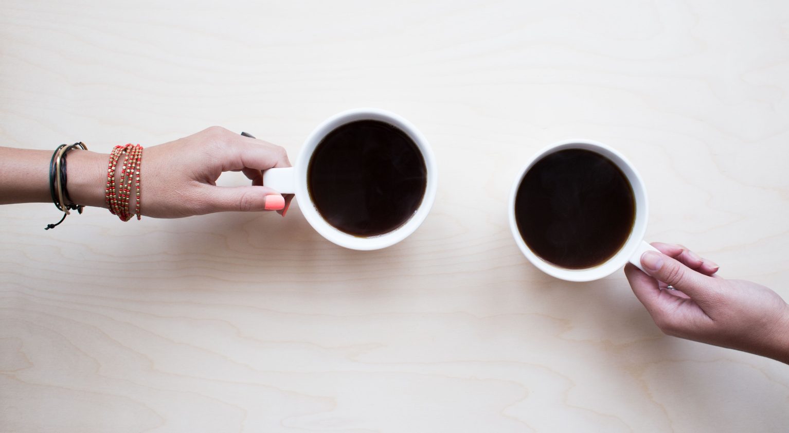 Friends having coffee