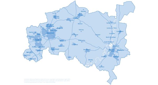 Mid-Nottinghamshire ICP Map