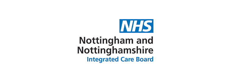 Nottingham and Nottinghamshire Integrated Care Board logo