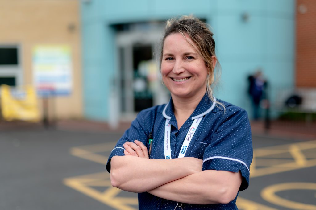 smiling staff nurse
