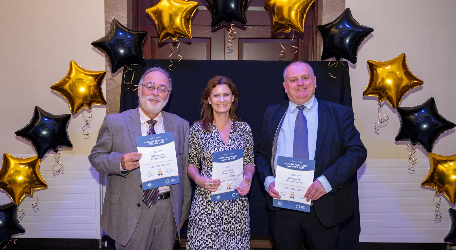 The overall award winners - Veteran Care Through Custod