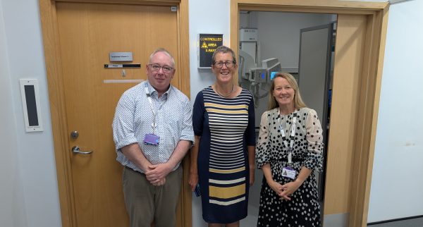 Photo of Jim Quinn, Head of the UTC, Dr Kathy McLean, Chair of the Integrated Care Board and Dr Nicole Atkinson, Chief Executive of Nottingham CityCare