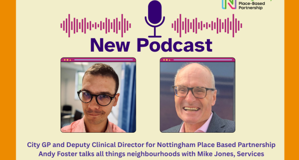 Podcast 7 shows headshots of Dr Andy Foster and Mike Jones